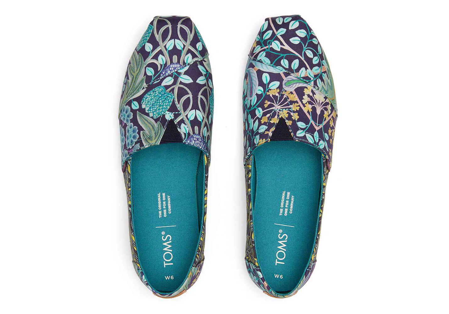 Toms Espadryle Damskie Kolorowe - Alpargata Elm House Made With Liberty Fabric - 82OIFJMXD